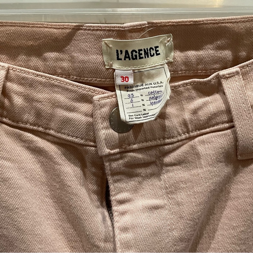 L'AGENCE light pink jeans